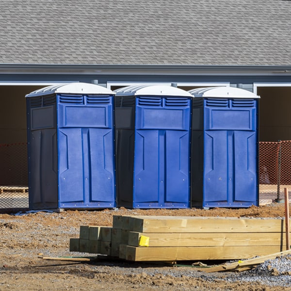 is there a specific order in which to place multiple porta potties in Pembroke